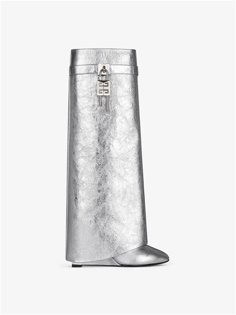 givenchy silver shark boots|Givenchy shark boots shopping.